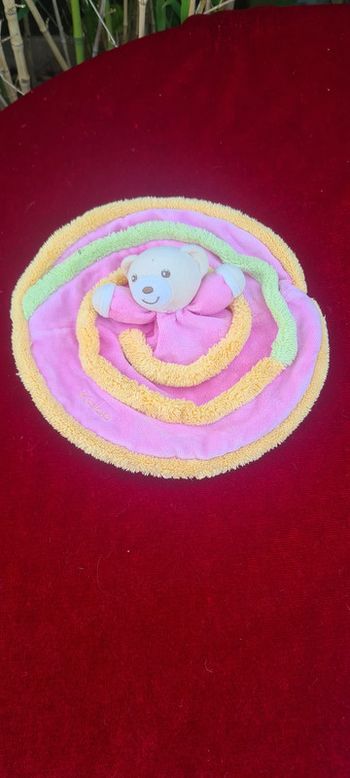 Doudou plat ourson Rond Kaloo 1998-2005