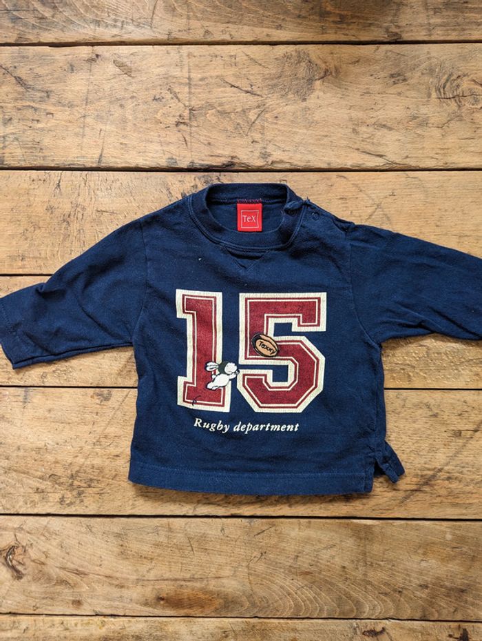 Lot de 4 tee-shirts manches longues - 3 mois - photo numéro 5