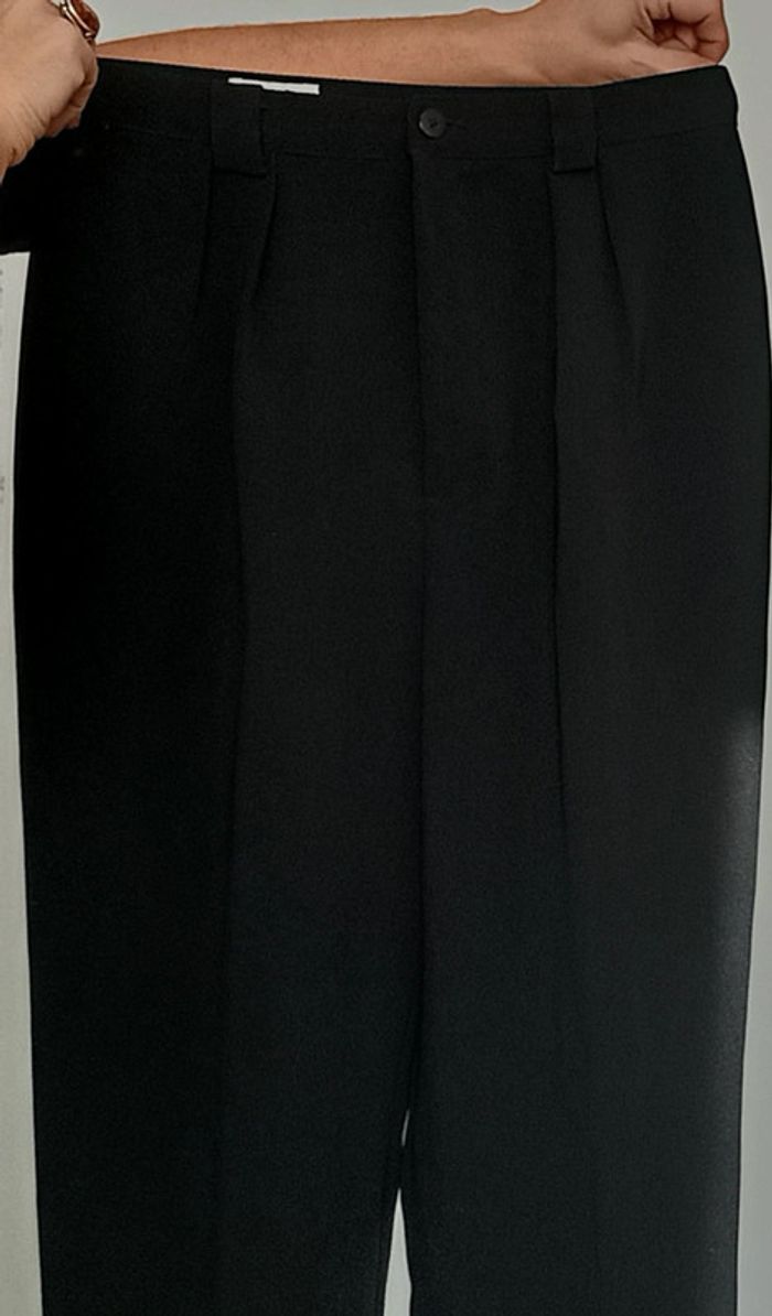 Pantalon noir a pinces chic taille 34 - photo numéro 5
