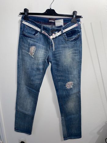 Jean slim Creeks bleu