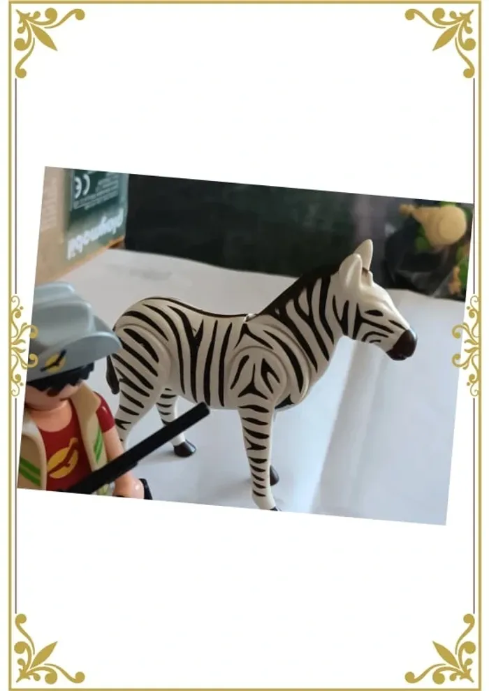 Gardien avec Zèbres playmobil - photo numéro 4