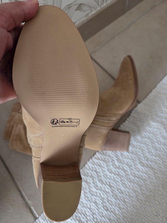 Bottes femme neuve daim promod - photo numéro 4
