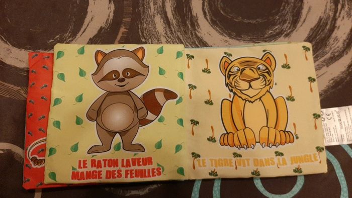 Livre d eveil en tissu/mousse - photo numéro 5