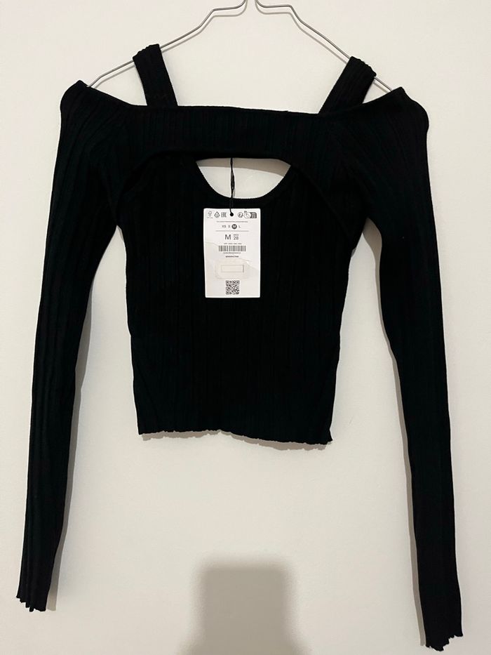 Crop top à découpe - photo numéro 4