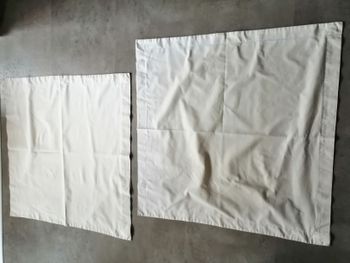 lot de 3 taies d'oreiller blanche 68 cm