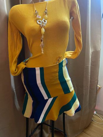 Jupe Zara, patineuse style rétro