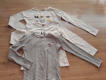 Lot 3 tee-shirts manches longues fille 12 ans