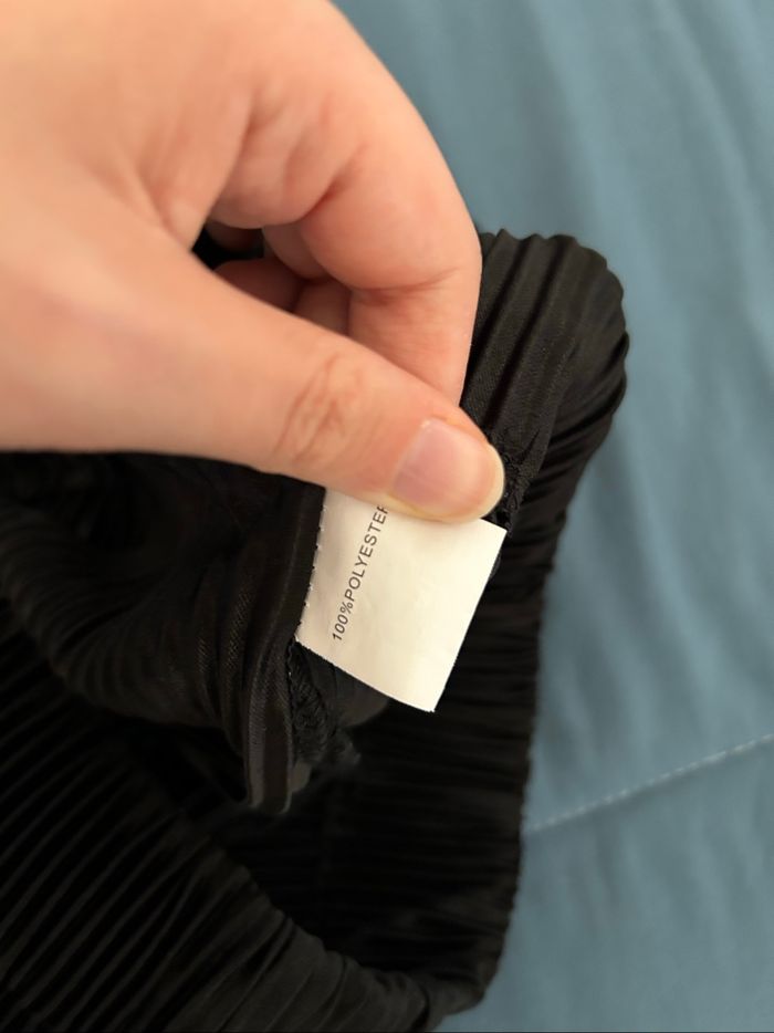 Ensemble noir plissé Chemise et Pantalon Boutique Indépendante Tailles S-M - photo numéro 6