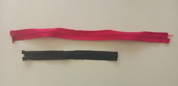 2 fermetures éclair DIY