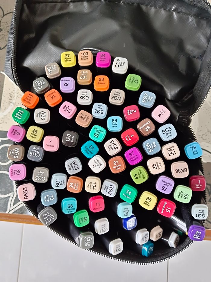 Sac de 78 stylos feutres - photo numéro 3