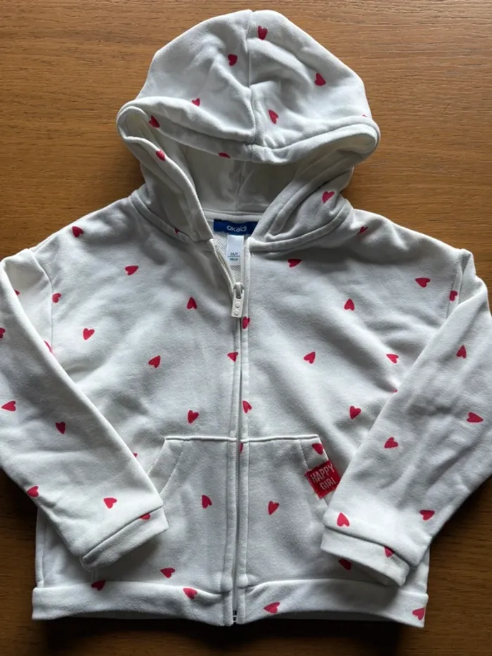 Veste à cœurs