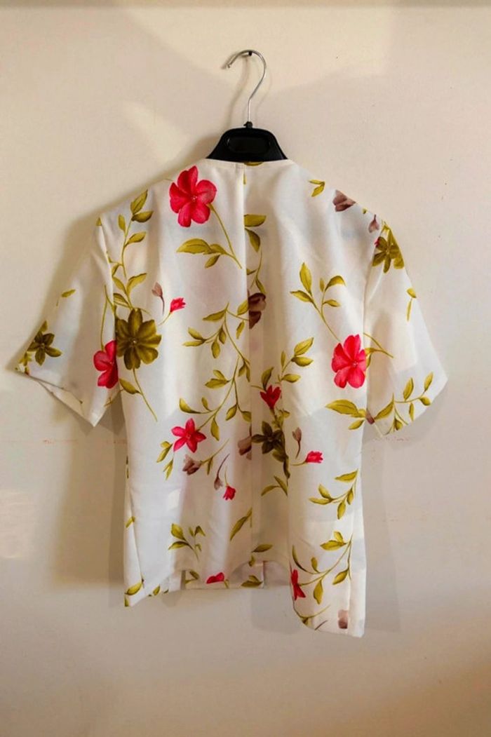 C46 chemise fleuri Afibel 40 - photo numéro 2