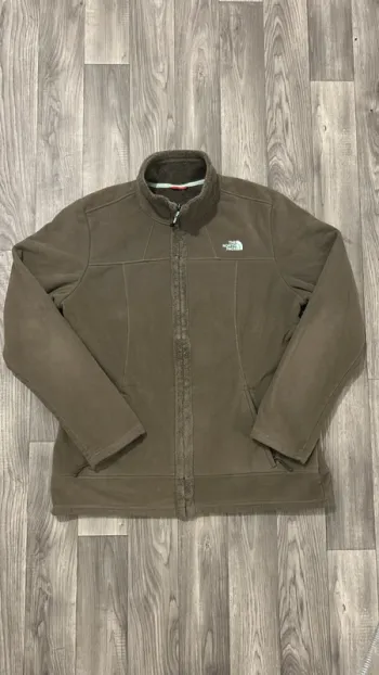 The North Face Full Zip Fleece Jacket kaki