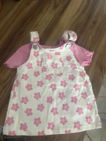Ensemble robe et t-shirt bébé fille 18 mois