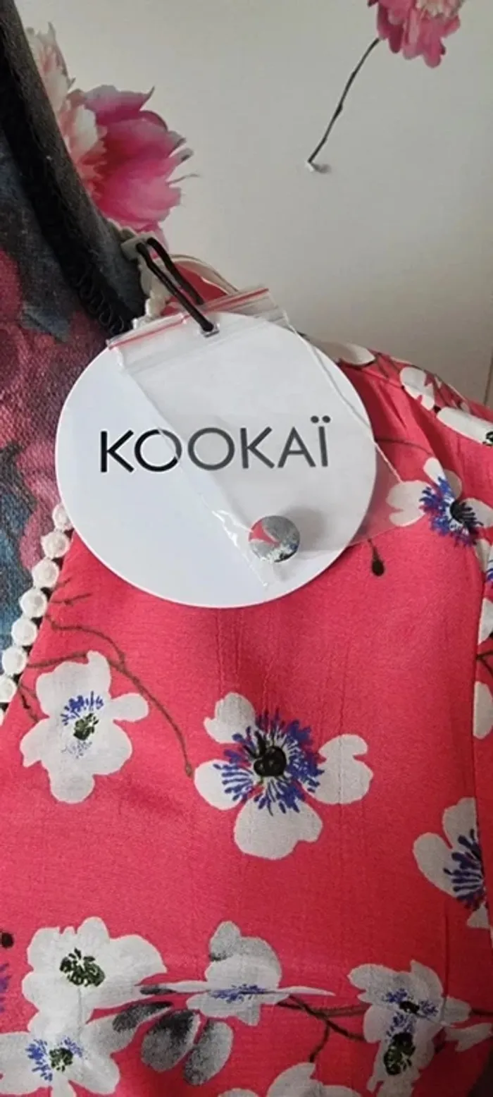 Robe fleurie Kookai Neuve - photo numéro 7