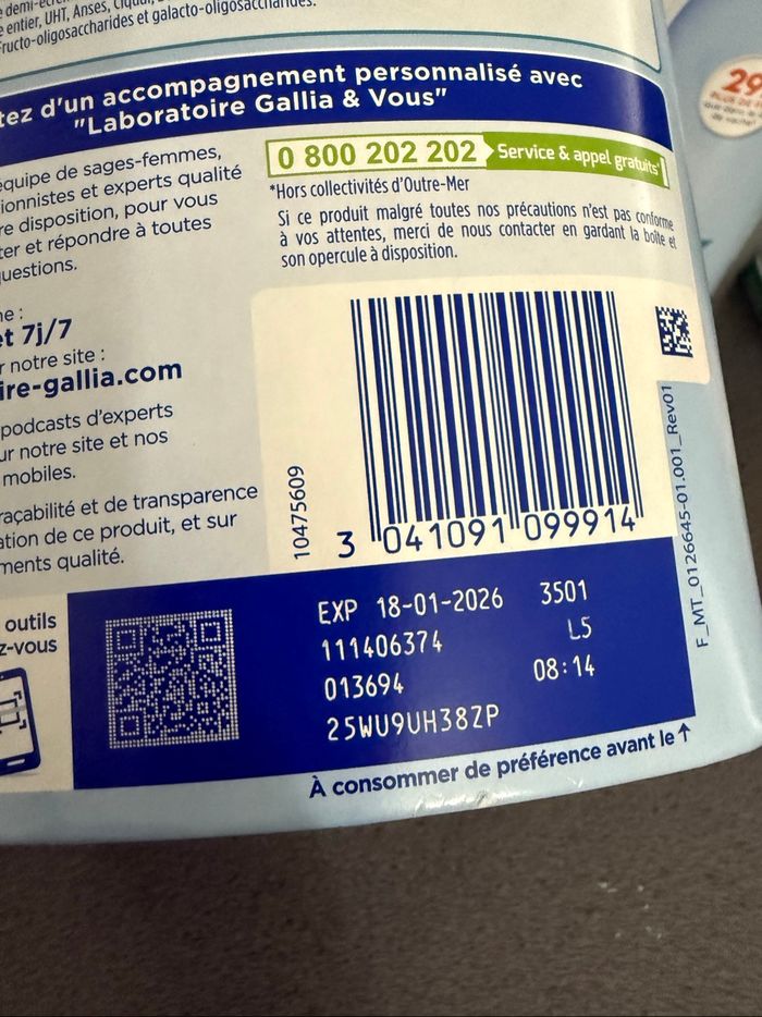 Lot de 3 boîtes de lait bébé Croissance 3 – 25€ seulement - photo numéro 6