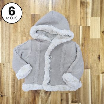 Manteau / Veste réversible très chaude - bébé 6 mois