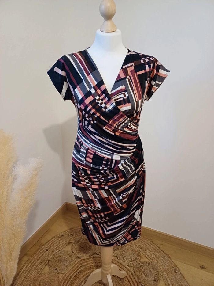 Robe cache-coeur à motifs RIU taille S/M 36/38