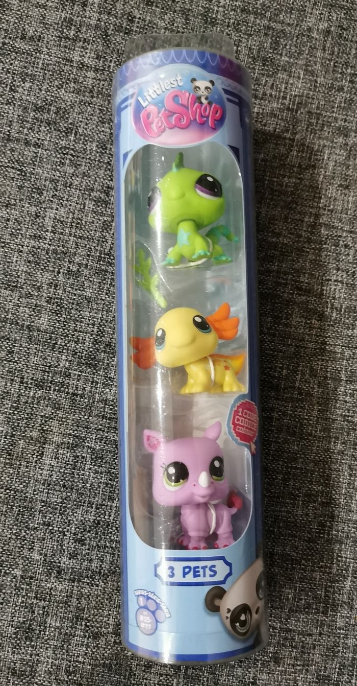 Littlest pet Shop Trio Collector neuf sous blister