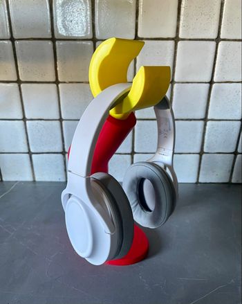 Porte Casque Bras Lego Rouge