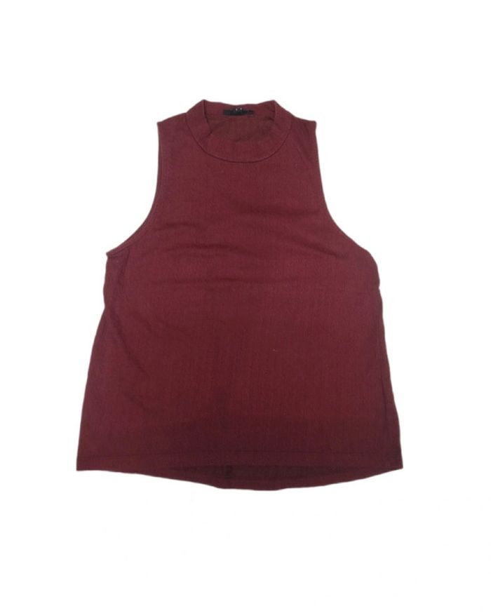 Débardeur bordeaux à motifs | Jennyfer | S