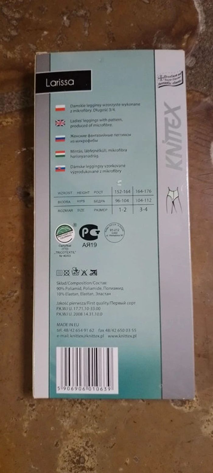 Collants fantaisie gris Taille 3/4 - photo numéro 2