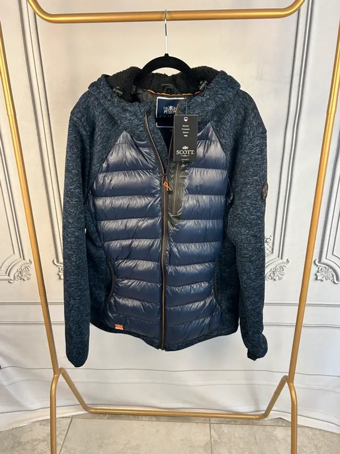 Veste polaire Doudoune Scott T.XL marine Neuve