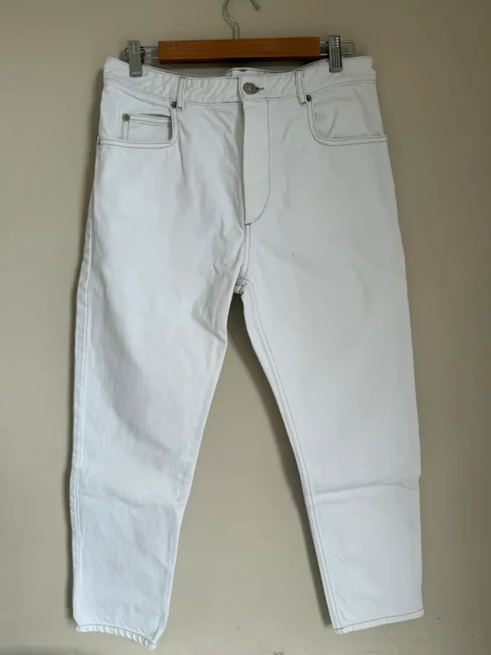 Jean blanc Isabel Marant