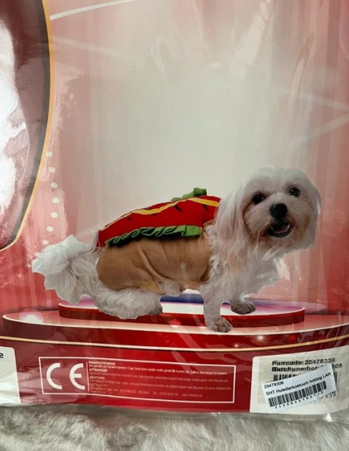 Déguisement hotdog pour chien et chat taille L - photo numéro 2
