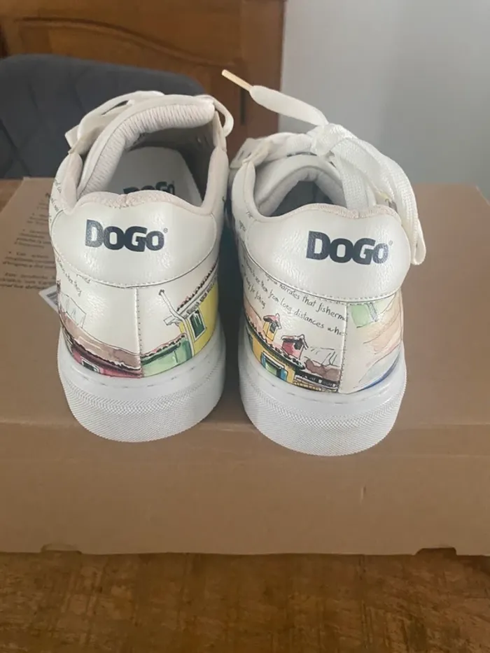 DOGO Burano Island Baskets Femme Cuir Vegan taille 37 - photo numéro 3