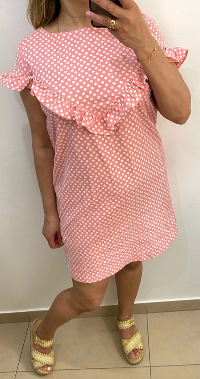 Robe droite a pois - photo numéro 10