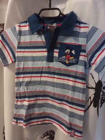 Polo Mickey 5/6 ans
