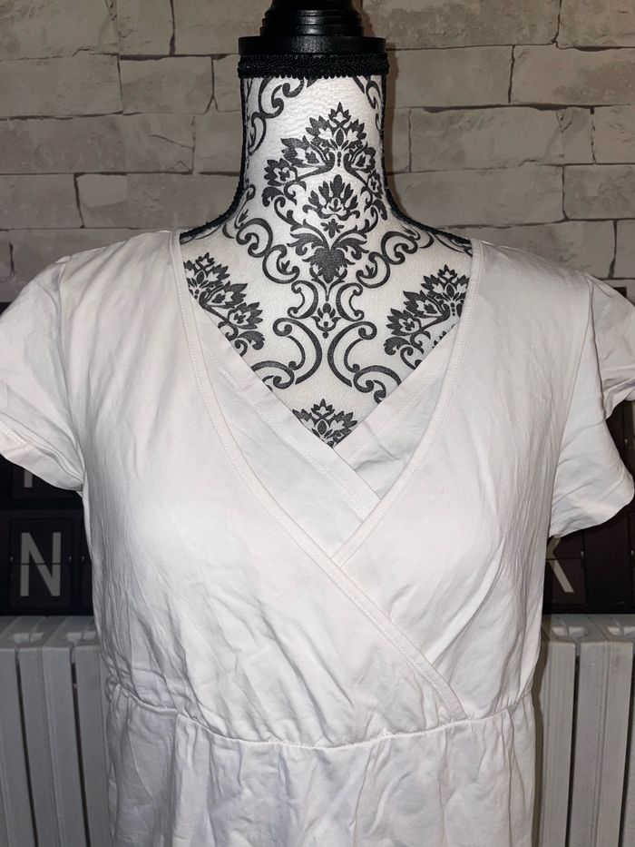 Haut grossesse blanc - T.42/44 - Colline - BE - photo numéro 2