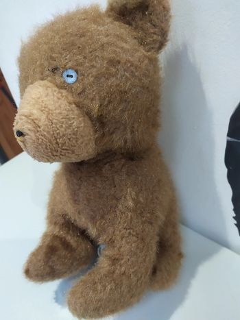 ancien nounours  yeux boutons  made in France