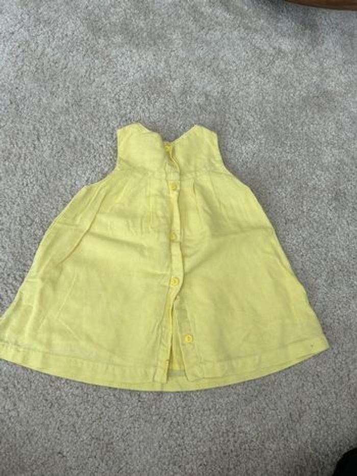 Robe d’été sans manche jaune - 9 mois - dpam - photo numéro 3