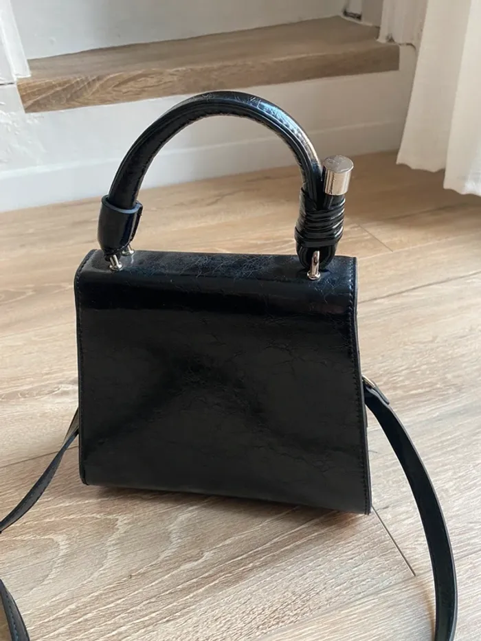Petit sac à main en similicuir - photo numéro 4