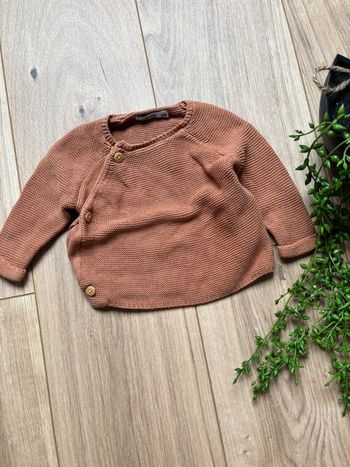 Pull en maille marron gemo mixte