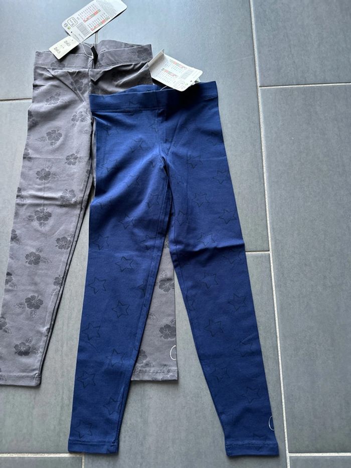 Lot de 2 leggings fille 5 ans - photo numéro 2