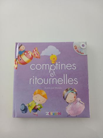 Livre-CD "Comptines et Ritournelles" - Éditions Zébulon