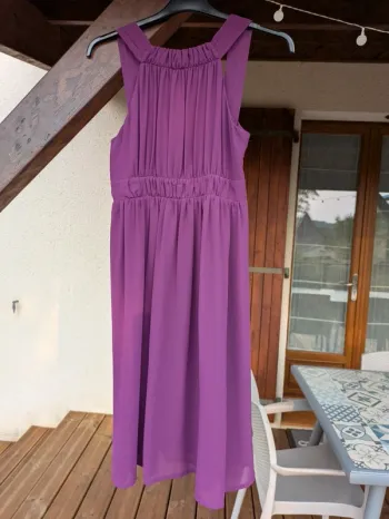 Robe habillée violine 38
