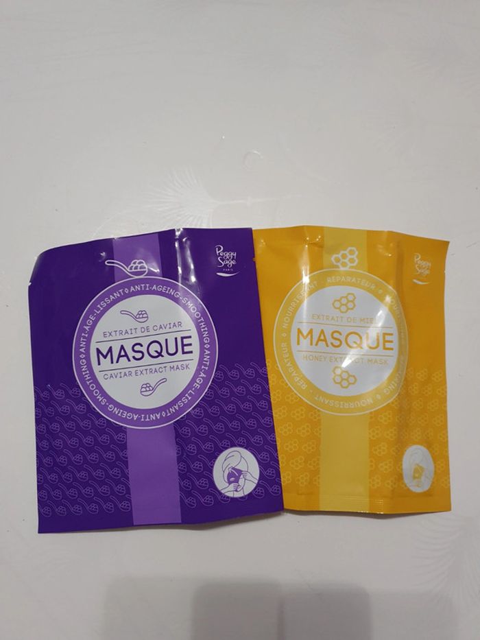 Lot de 3 masques Peggy sage