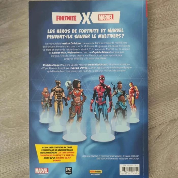 Livre Marvel & Fortnite - photo numéro 2