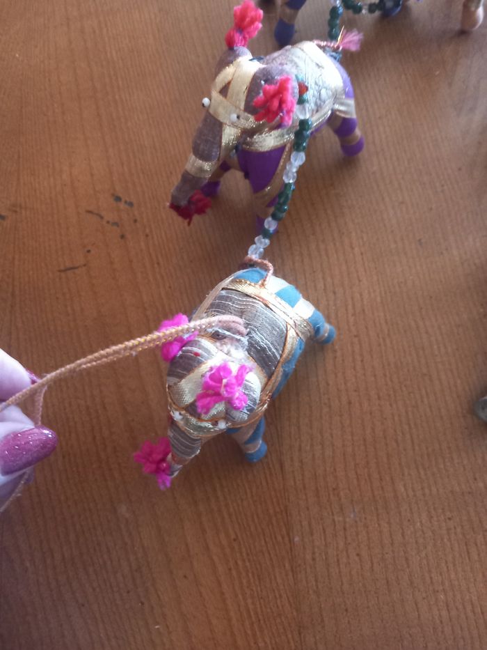 Guirlande 6 éléphants - photo numéro 2