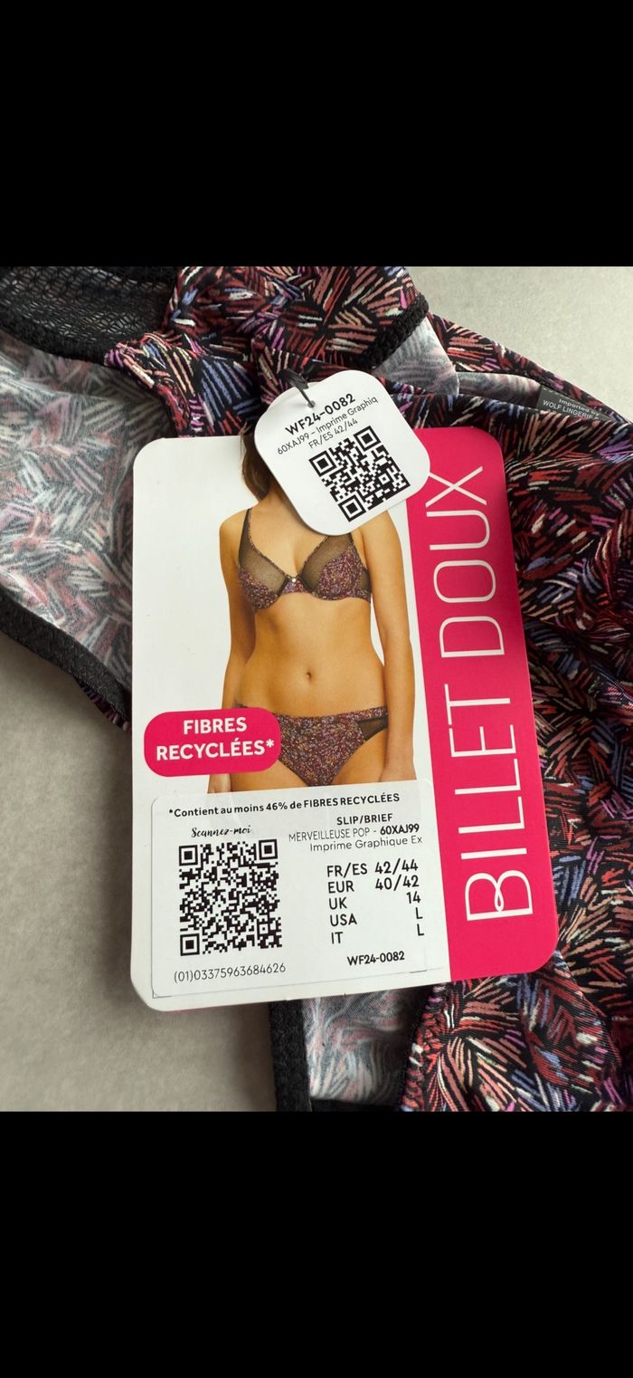Culotte Slip merveilleuse pop Billet doux Taille 42/44 - photo numéro 6