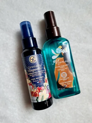 Lot de 2 Brumes corporelles parfumées corps Yves Rocher neuves.