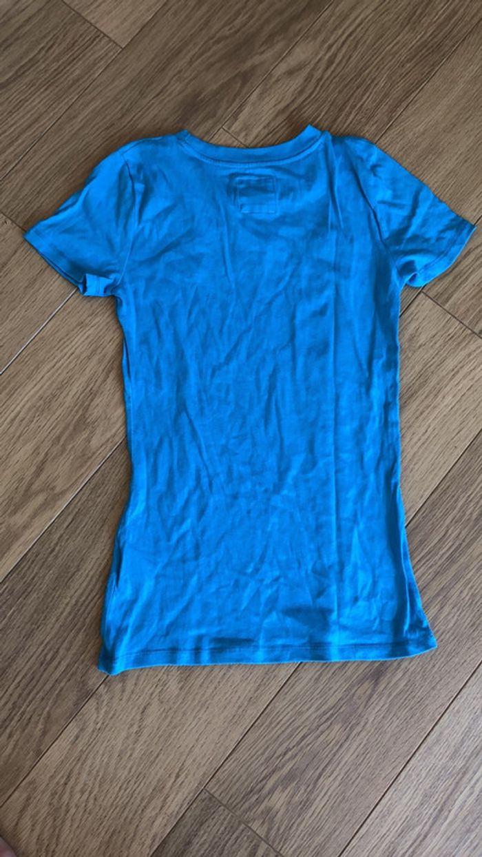 T shirt hollister femme bleu taille S - photo numéro 4