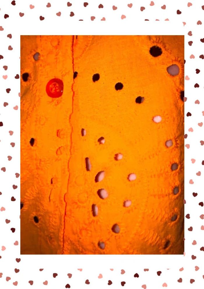 Chemise manches courtes orange Chantal B - photo numéro 3