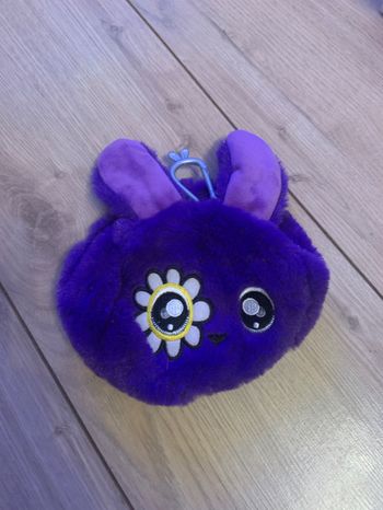 Porte monnaie lapin violet