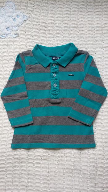 Polo manches longues - T. 9 mois