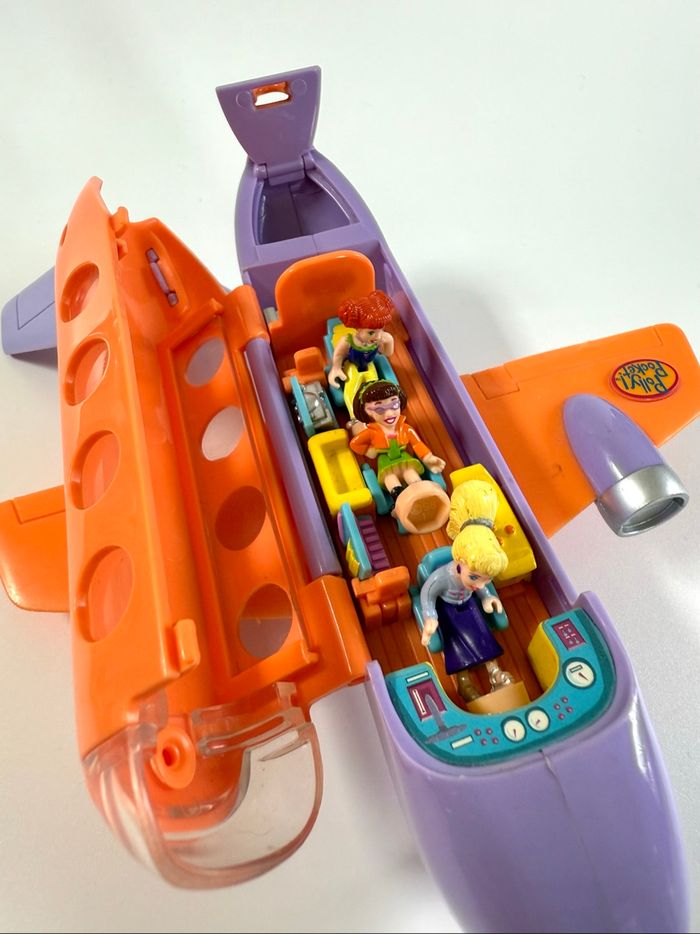 Polly Pocket Tour Jet 1998 Vintage Mattel - photo numéro 4